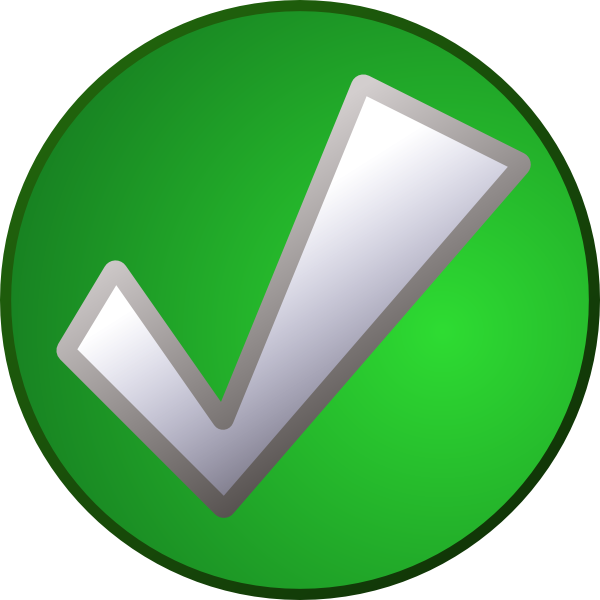 Check Mark (600x600), Png Download