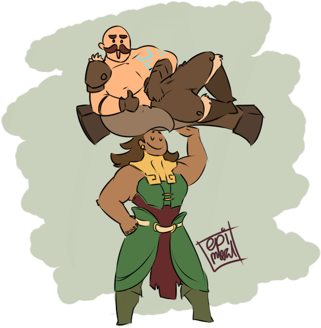 151kib, 794x882, 1449446432125 - League Of Legends Braum Illaoi (794x882), Png Download