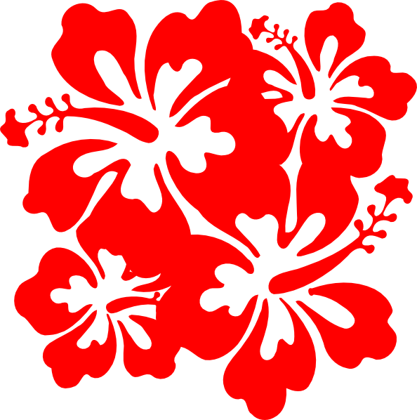 Download Red Hawaiian Flower Red Flower Clipart Hibiscus Pencil Red Hibiscus Flower Clip Art Full Size Png Image Pngkit