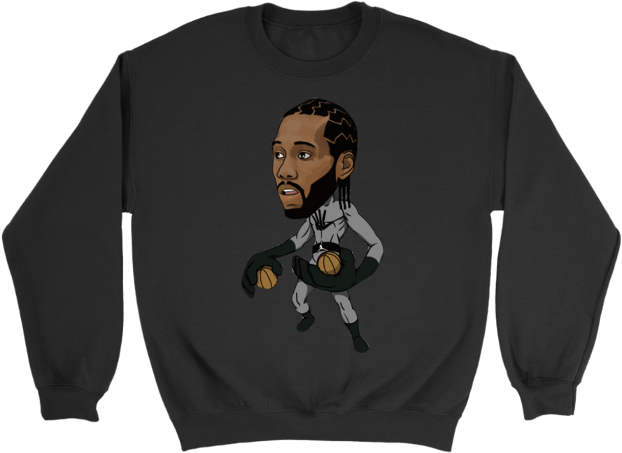 Crewneck Sweatshirt / White / S Kawhi The Klaw Sweatshirt - Don T Let Your President Get Your Ass Whooped Hoodie (900x900), Png Download
