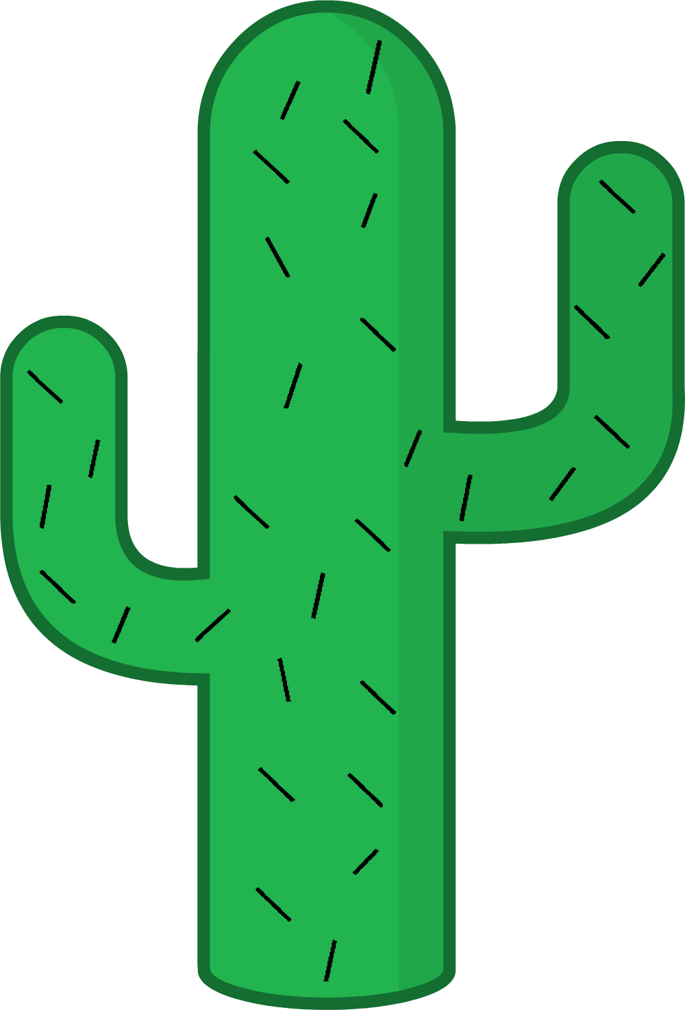 Cactus Clipart Png - Portable Network Graphics (1000x1475), Png Download