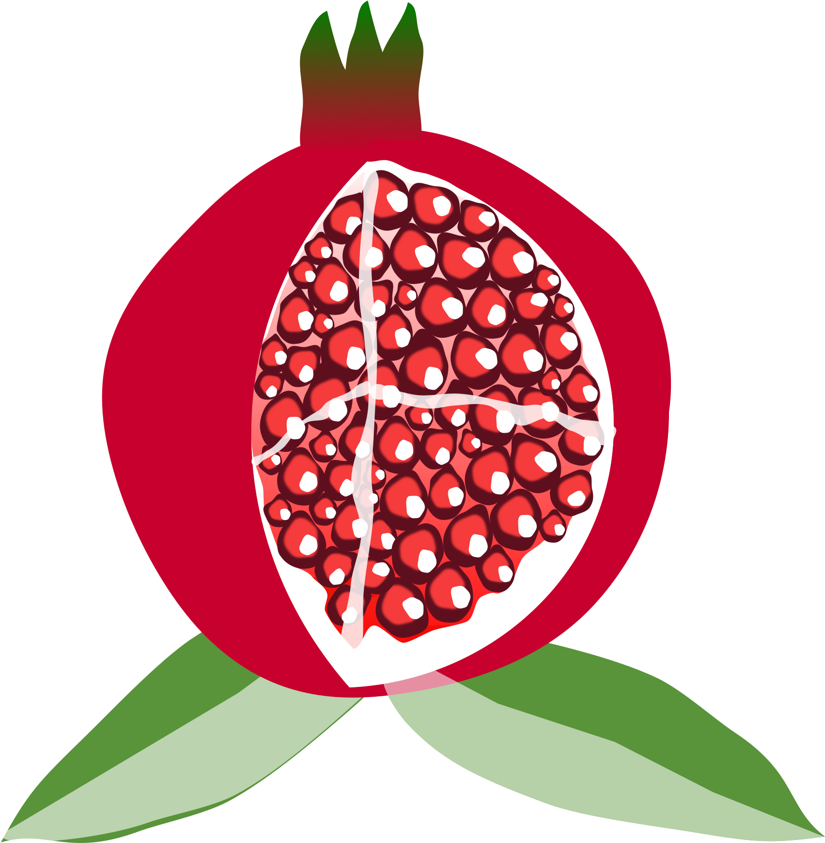 Pomegranate Clipart Frut - Pomegranate Fruit Clipart (1697x2400), Png Download
