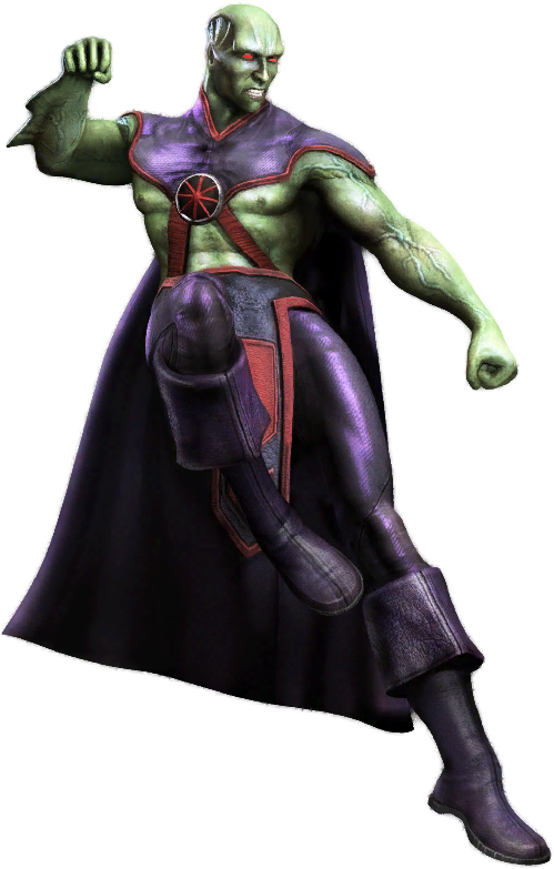 Injustice Transparent Images Pluspng - Martian Manhunter Png (499x783), Png Download