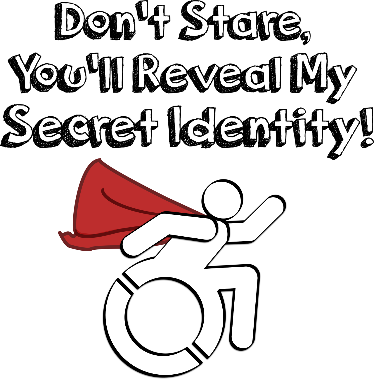 [image Of The Wheelchair Logo In A Superhero Stance - Wheelchair Superhero (1280x1299), Png Download
