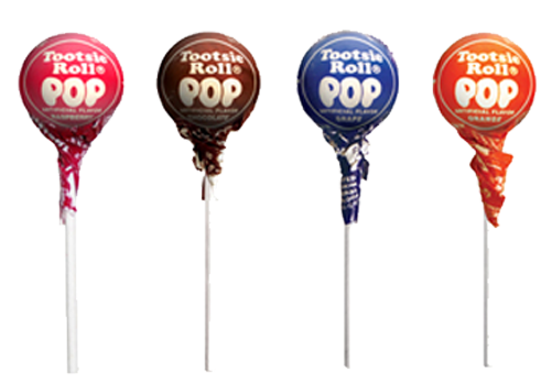 Assorted Giant Tootsie Pops - Tootsie Roll Chocolate Tootsie Pops Limited Edition....10.125 (500x500), Png Download