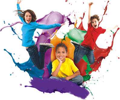 Suffolk's Annual Jump Out Of The Gym - Kids Fun Png (397x329), Png Download