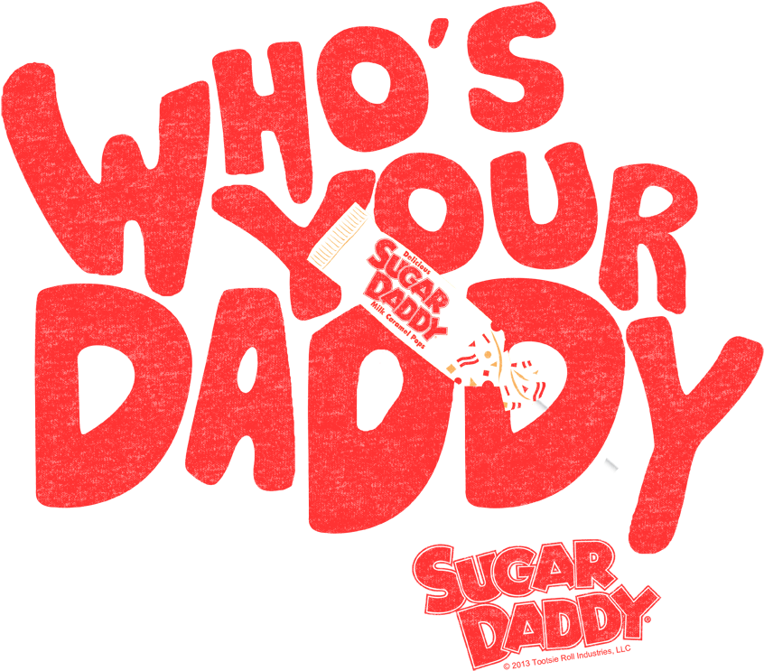 Tootsie Roll Whos Your Daddy Men's Regular Fit T-shirt - Sugar Daddy Shirt (864x813), Png Download