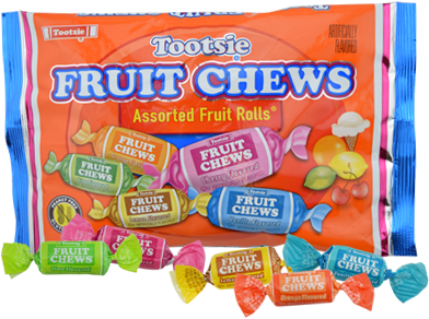 Tootsie Roll Fruit Chews (400x300), Png Download