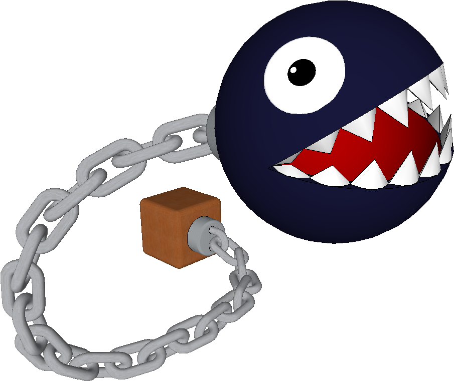 Download Chain Chomp Model Chain Chomp Transparent Full Size PNG