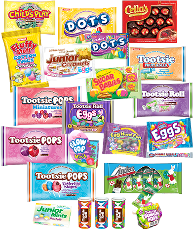 Easter - Tootsie Pops Easter Miniatures, 9 Oz Bag (400x479), Png Download