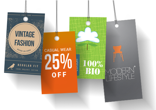 Custom Clothing Hang Tag Printing - Hangtags For Clothing (522x358), Png Download