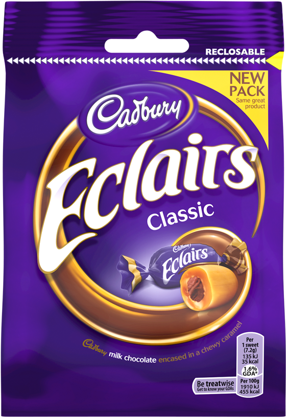 Cadbury Eclairs (600x1022), Png Download