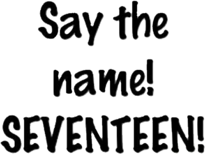 Seventeen Seventeenkpop Kpopseventeen Seventeeninsantia - Say The Name Seventeen (720x577), Png Download