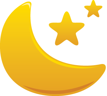 Kids Golden Moon And Stars Decal - Washington Capitals Mia Khalifa (374x336), Png Download