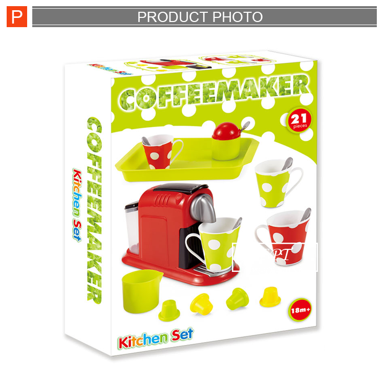Pretend Play Coffee Maker Happy Kid Home Appliance - Toy (750x750), Png Download