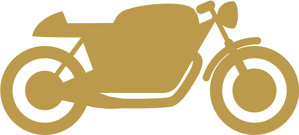 Robert Wardvintage Bike Icon - Motorcycle (1000x1000), Png Download