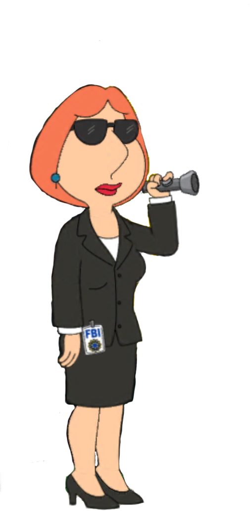 Fbi Lois Griffin - Lois Griffin Piano Family Guy (640x1136), Png Download