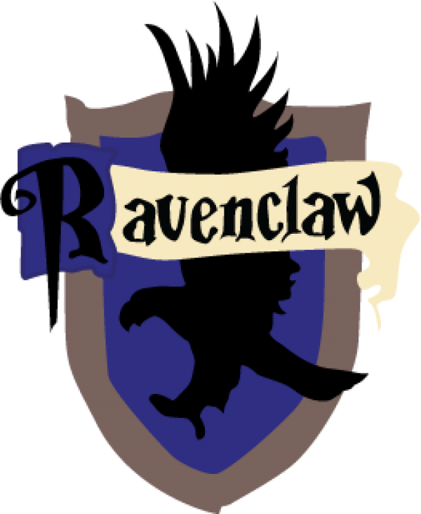 Easy Ravenclaw Crest (600x732), Png Download