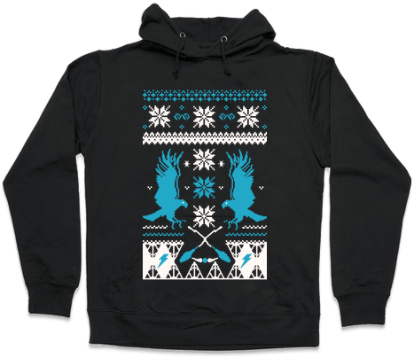 Hogwarts Ugly Christmas Sweater - Ravenclaw Christmas Sweater (484x484), Png Download