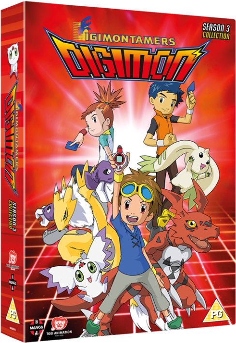 Digimon Tamers - Digimon Tamers Dvd Uk (510x765), Png Download