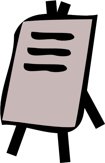 How To Set Use Abstract Easel Svg Vector (366x595), Png Download