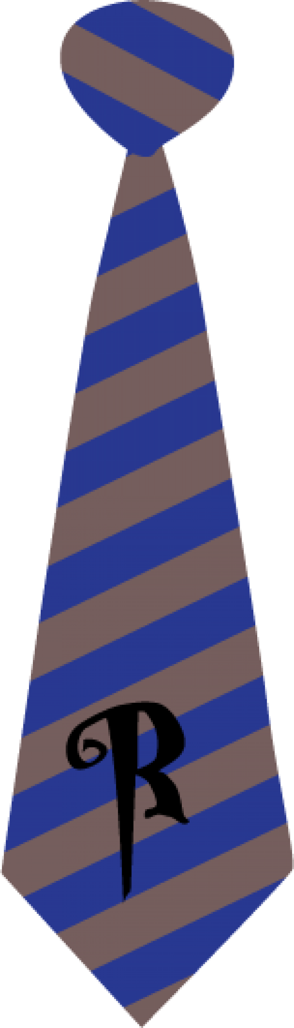 Harry Potter Cartoon Tie (600x2096), Png Download