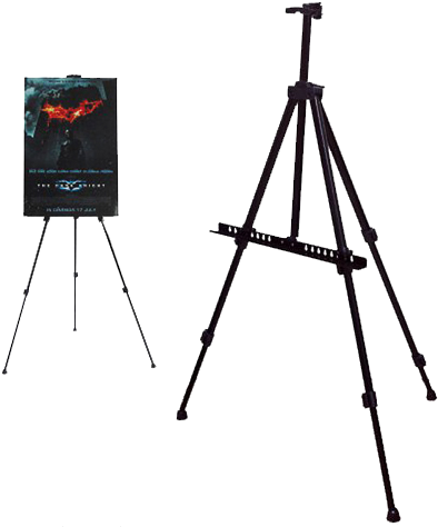 Singapore Events Rental Black Easel - Easel Stand (446x490), Png Download