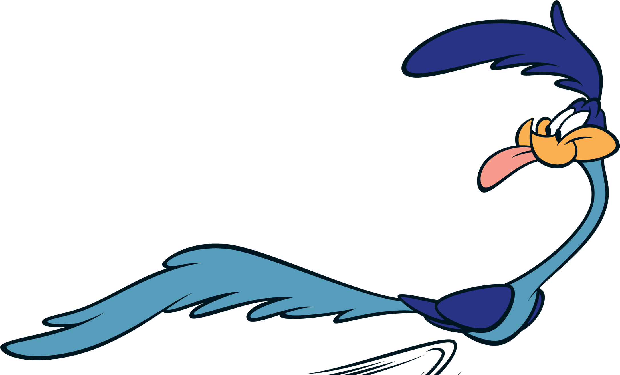 Clip Library Clipart Pencil And In Color - Road Runner Looney Tunes Running (2173x1314), Png Download