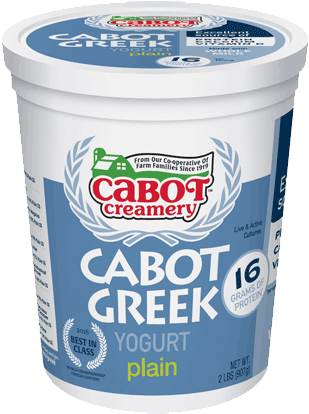 Plain Greek Yogurt - Cabot Greek Yogurt (500x500), Png Download