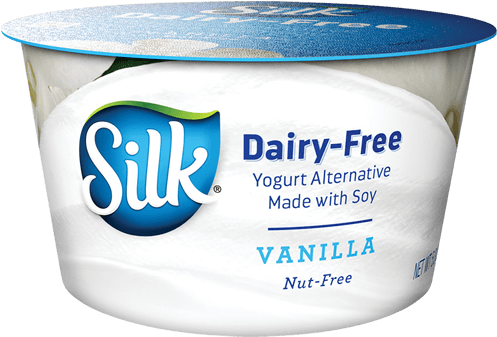 Silk Vanilla Soy Dairy-free Yogurt Alternative - Silk Dairy Free Yogurt Vanilla (496x1130), Png Download