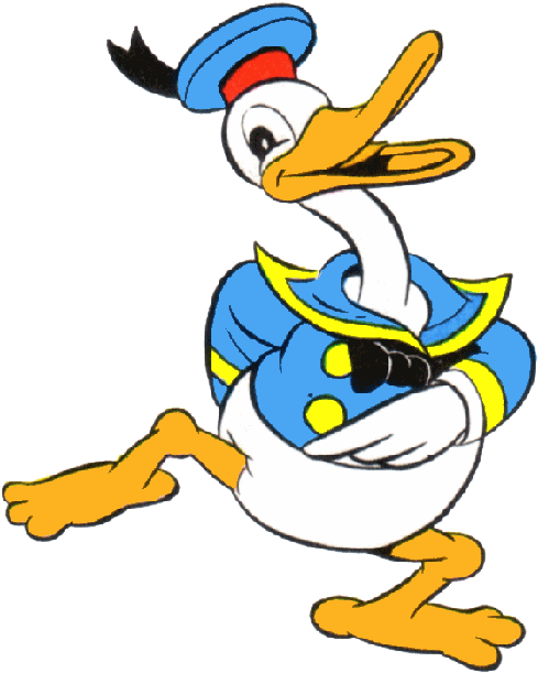 Donald Duck - Donald Duck Cartoon 1934 (504x629), Png Download