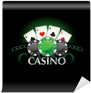 Casino Element Poker Cards And Chips Wall Mural • Pixers® - Poker (400x400), Png Download