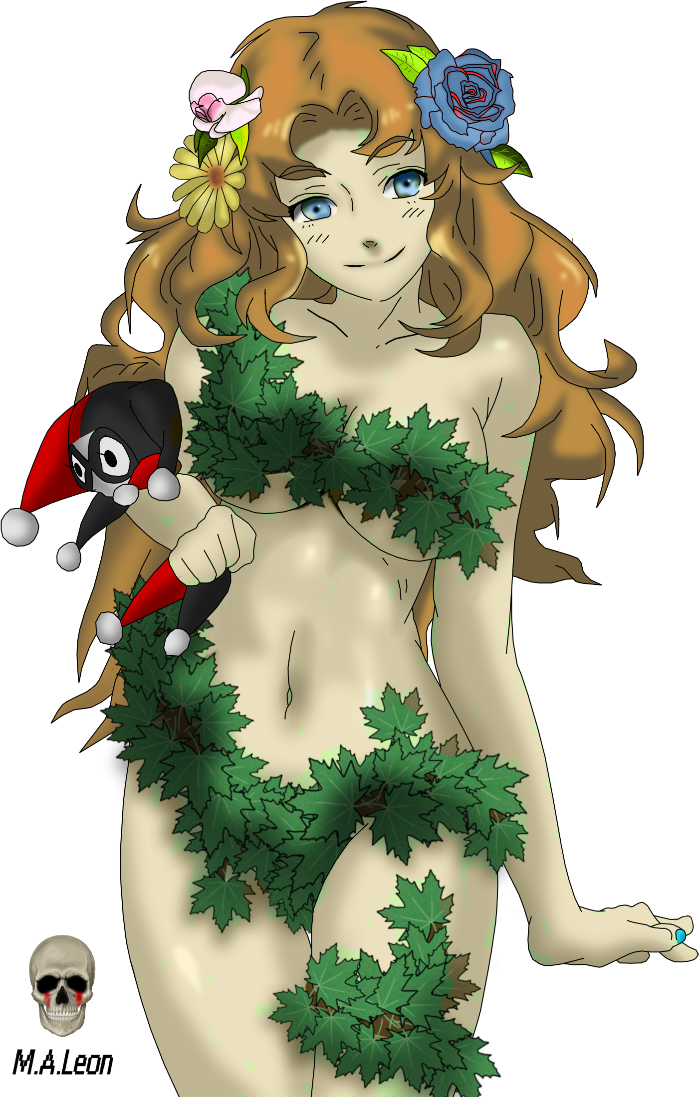 Poison Ivy Mailjesuru - Poison Ivy Batman Fanon (1430x2212), Png Download