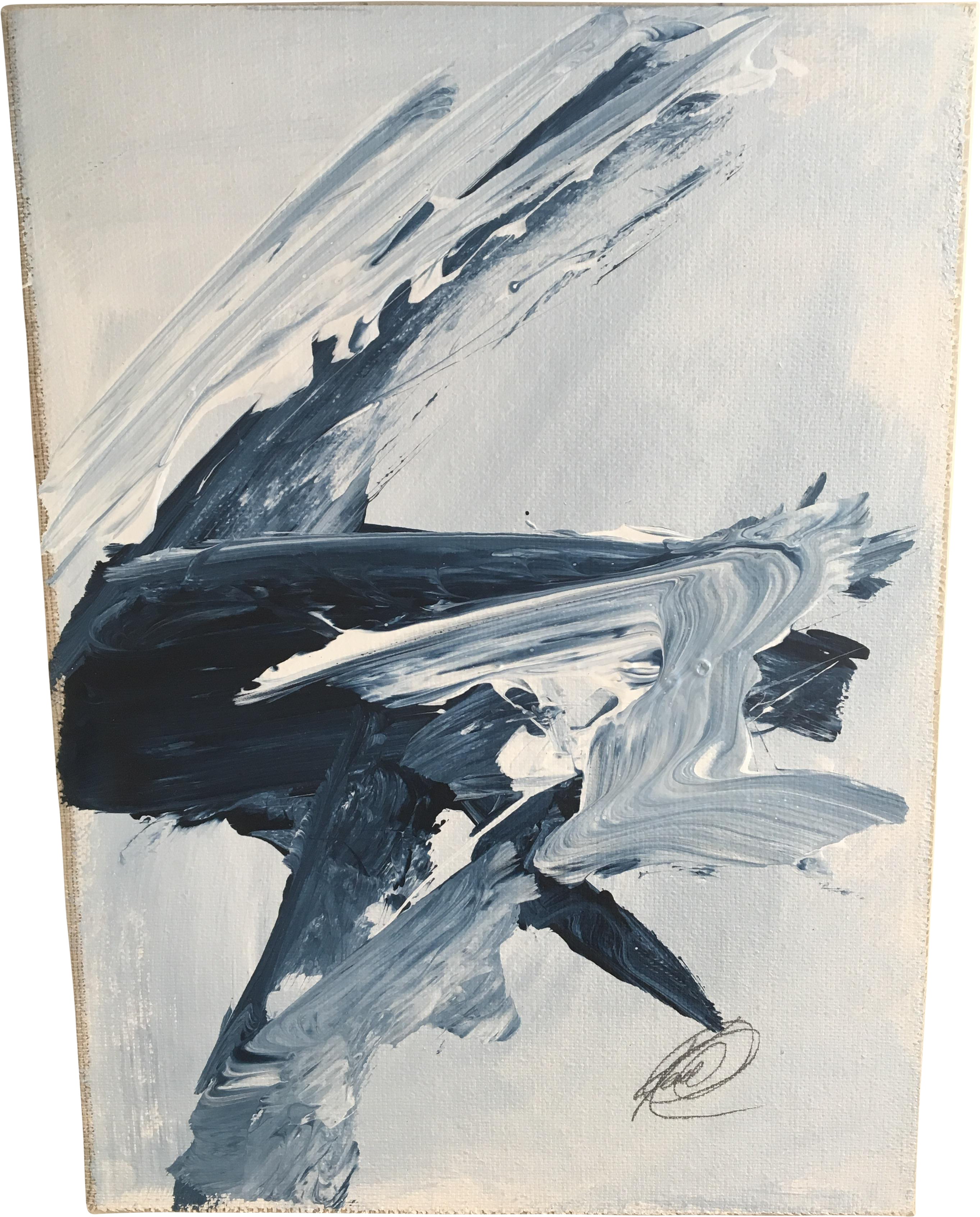 Kelly O Neal Undercurrent Painting Chairish (3028x3760), Png Download