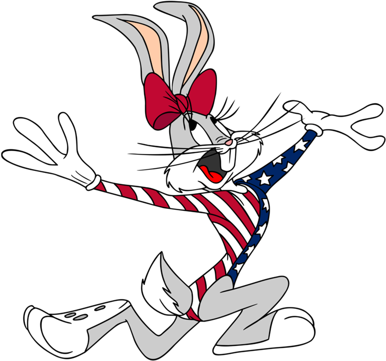 Honey Vector Color 3000 - Bugs Bunny 4th Of July (768x768), Png Download