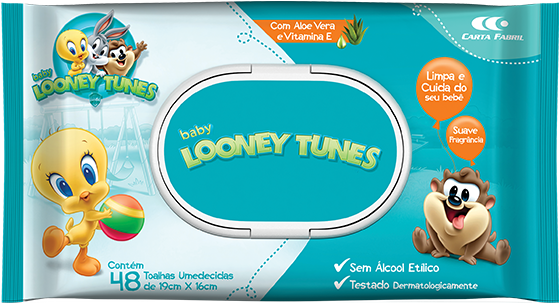 Toalhas Umedecidas Baby Looney Tunes - Baby Looney Tunes (740x670), Png Download