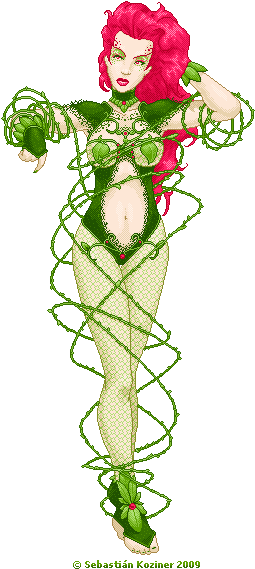 Poison Ivy - Illustration (258x580), Png Download