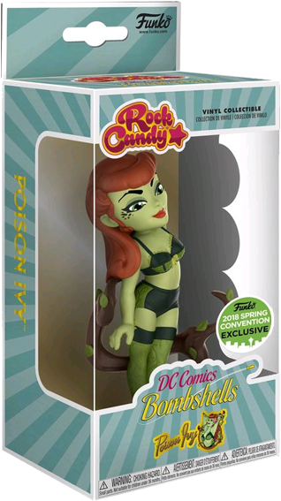 Poison Ivy Eccc 2018 Us Exclusive Rock Candy - Dc Bombshells Rock Candy (600x600), Png Download