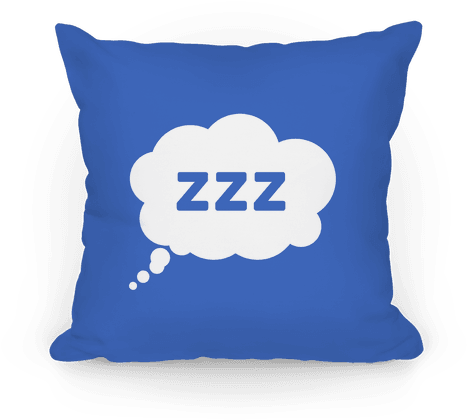 Zzz Nap Pillow Pillow - Bro Pillows (484x484), Png Download
