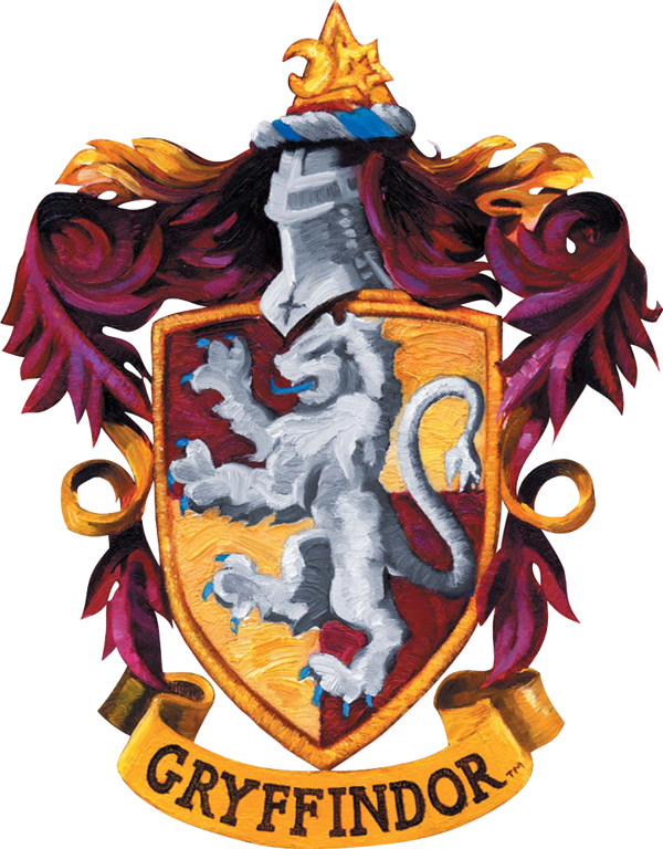 Gryffindor™ Crest - Harry Potter Gryffindor Logo Png (600x768), Png Download
