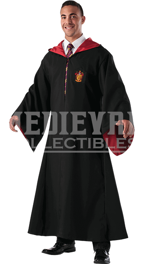 Harry Potter Gryffindor Replica Robe - Harry Potter With Robe (850x850), Png Download