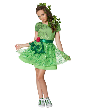 Rubie's Poison Ivy Adult Dress Halloween Costume - Poison Ivy Dc Superhero Girl Costume (640x360), Png Download