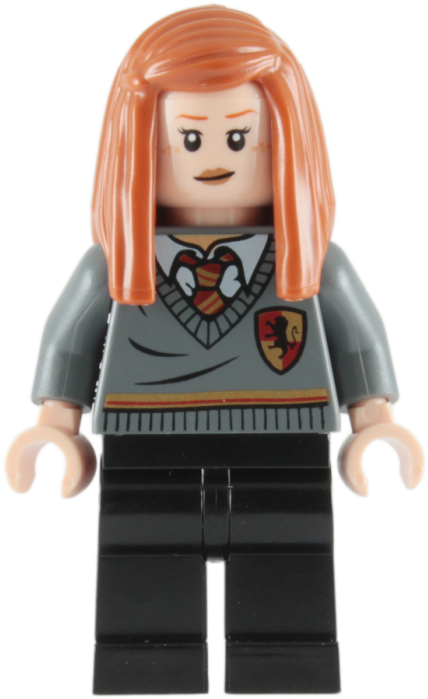 Lego Ginny Weasley Minifigure - Ginny Weasley Lego Minifigure Hogwarts Uniform (700x700), Png Download