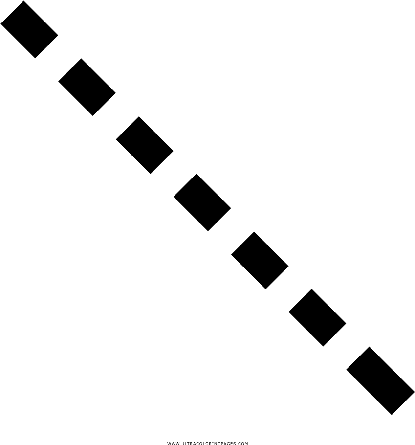 Dotted Line Coloring Page - Symmetry (1000x1000), Png Download