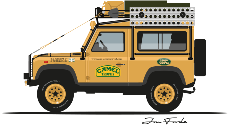 Free Png Land Rover Png Images Transparent - Camel Trophy Defender 90 (480x480), Png Download