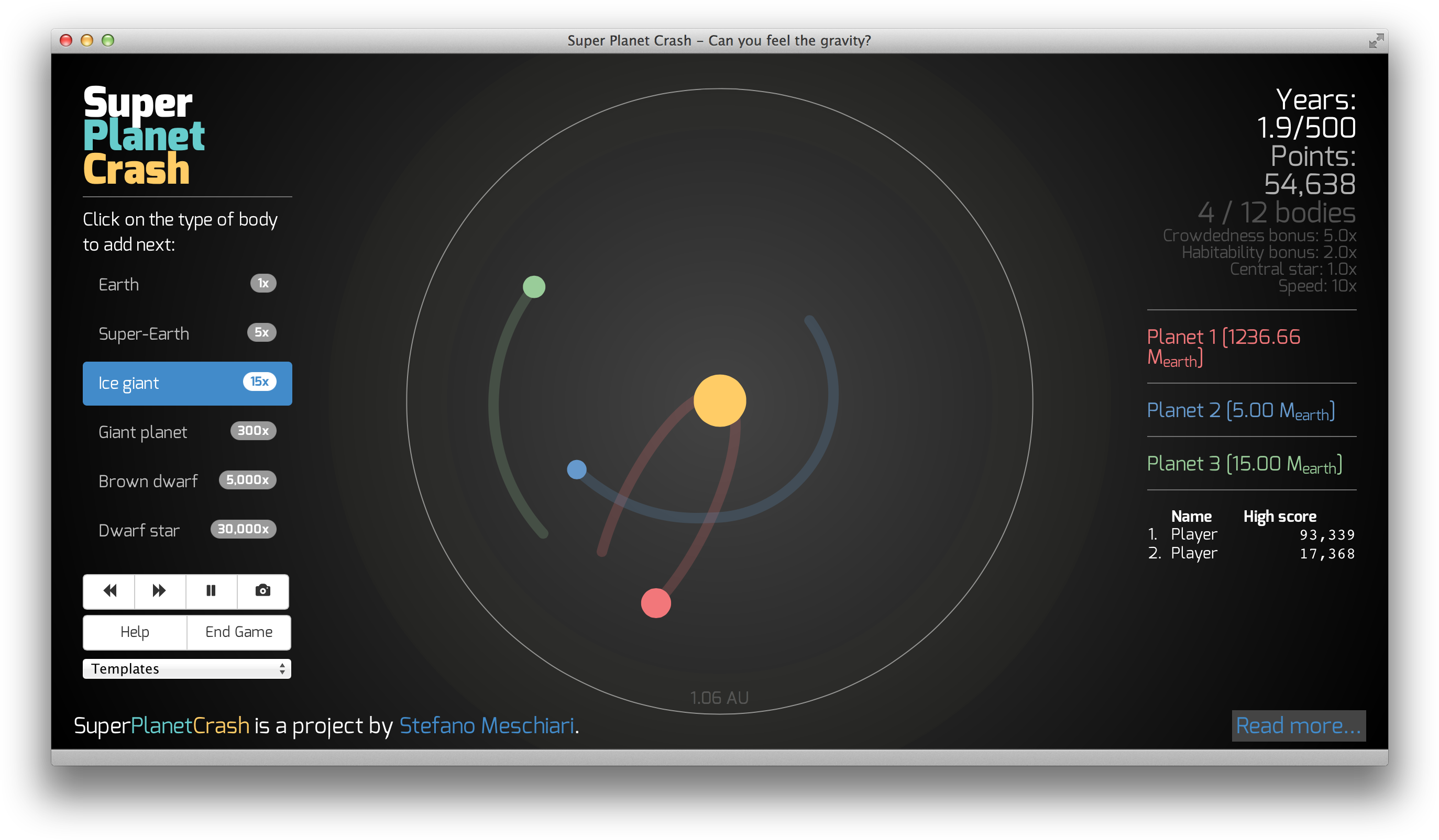 Superplanetcrash - Crear Tu Propio Planeta (2780x1636), Png Download