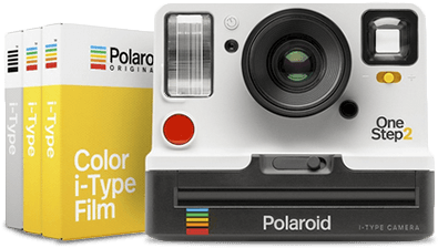A Bundle Fit For Dad - Polaroid Originals Onestep 2 Instant Camera In White (500x400), Png Download