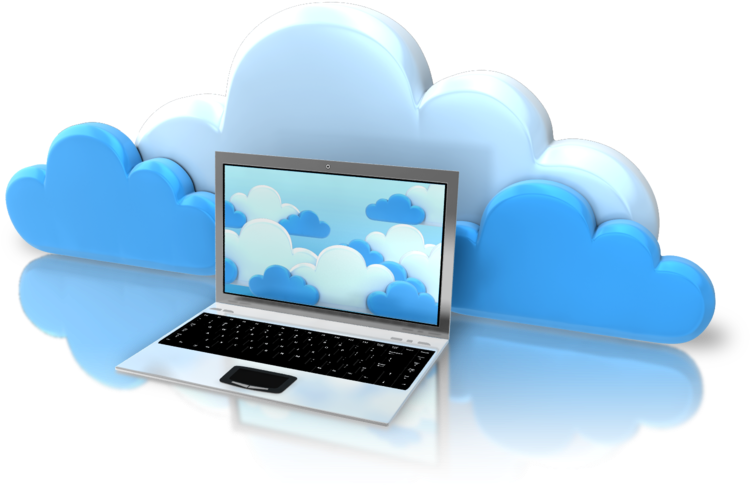 Cloud Computing Png Photo - Cloud Computer Png (800x500), Png Download