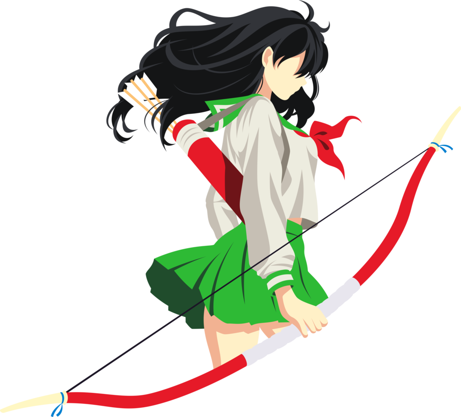 Sería Un Buen Fondo De Pantalla - Kagome Art (940x850), Png Download