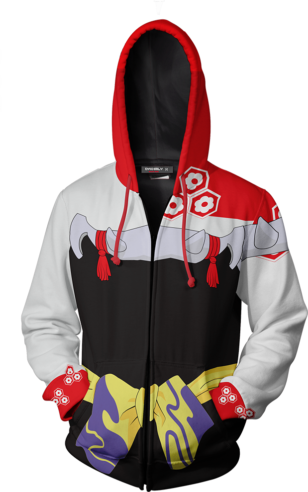 Inuyasha Sesshomaru Cosplay Zip Up Hoodie Jacket Moveekbuddy - Baby Carrier Alan Gray Hooded Sweatshirt Hoodie. (1024x1024), Png Download